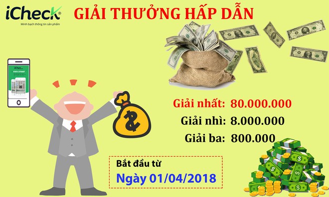 Nhanh tay dùng iCheck Scaner, nhận ngay quà “khủng” - Ảnh 1.