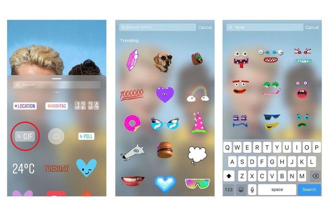 Sau scandal ảnh động nhạy cảm, Instagram đã mang tính năng GIF trở lại cho Stories - Ảnh 2.