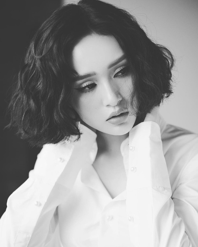 "Đổi gió" với tóc xoăn Sulli nhưng dường như Hiền Hồ lại bớt xinh đi vài phần - Ảnh 8.