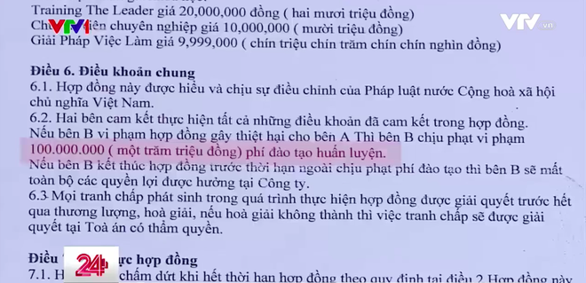 Thủ đoạn chăn dắt sinh viên vào đường dây bán hàng rong: Yêu cầu kí hợp đồng 5 năm không lương, phạt 100 triệu nếu phá vỡ hợp đồng - Ảnh 6.
