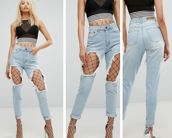 Điểm danh 7 mẫu quần jeans quái đản đã xấu đau đớn lại còn có mức giá chặt chém - Ảnh 9.