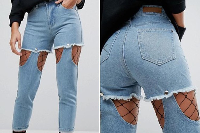 Điểm danh 7 mẫu quần jeans quái đản đã xấu đau đớn lại còn có mức giá chặt chém - Ảnh 7.
