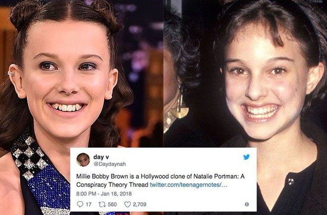 Ngỡ ngàng khi Natalie Portman và sao trẻ mới nổi Millie Bobby Brown sao mà giống nhau khó tả! - Ảnh 4.