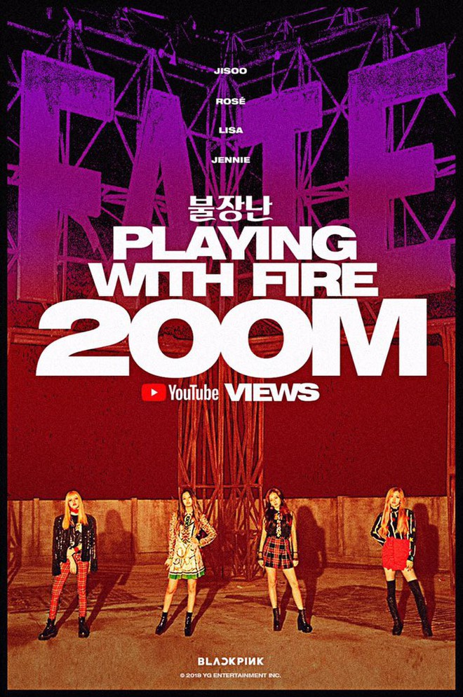 Black Pink ch&iacute;nh thức lập hattrick 200 triệu view - Ảnh 1.