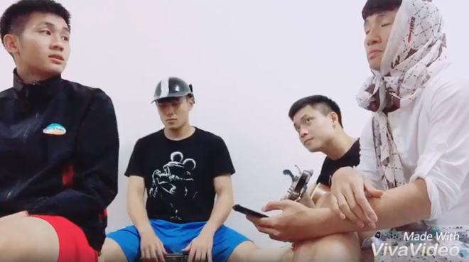 Trung vệ B&ugrave;i Tiến Dũng h&oacute;a thiếu nữ khiến fan v&agrave; đồng đội bật cười - Ảnh 2.