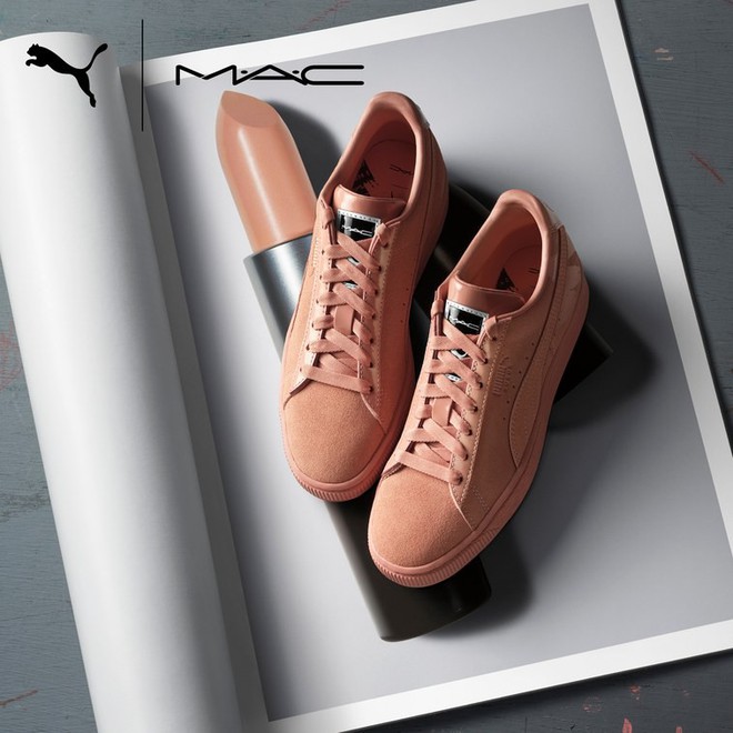 BST sneaker Puma x MAC: đã toàn màu đẹp lại còn tương ứng với màu son đình đám của MAC, hội con gái không thể không mê - Ảnh 3.