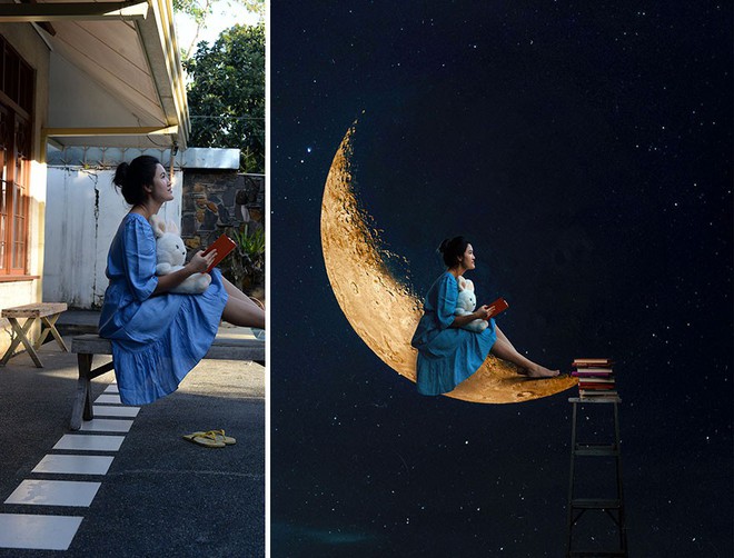 T&agrave;i năng Photoshop thượng thừa, c&ocirc; n&agrave;ng biến bộ ảnh vườn nh&agrave; th&agrave;nh những kiệt t&aacute;c nghệ thuật - Ảnh 16.