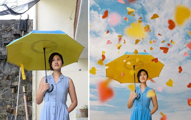 T&agrave;i năng Photoshop thượng thừa, c&ocirc; n&agrave;ng biến bộ ảnh vườn nh&agrave; th&agrave;nh những kiệt t&aacute;c nghệ thuật - Ảnh 7.