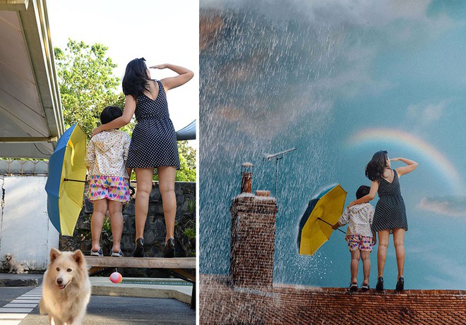 T&agrave;i năng Photoshop thượng thừa, c&ocirc; n&agrave;ng biến bộ ảnh vườn nh&agrave; th&agrave;nh những kiệt t&aacute;c nghệ thuật - Ảnh 8.