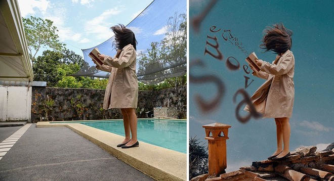 T&agrave;i năng Photoshop thượng thừa, c&ocirc; n&agrave;ng biến bộ ảnh vườn nh&agrave; th&agrave;nh những kiệt t&aacute;c nghệ thuật - Ảnh 11.
