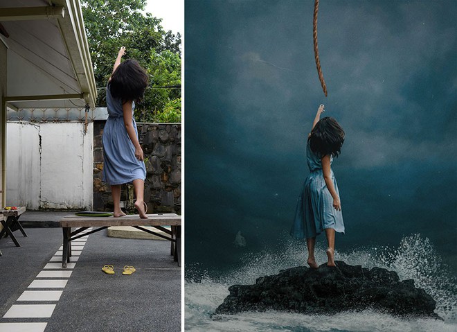 T&agrave;i năng Photoshop thượng thừa, c&ocirc; n&agrave;ng biến bộ ảnh vườn nh&agrave; th&agrave;nh những kiệt t&aacute;c nghệ thuật - Ảnh 13.