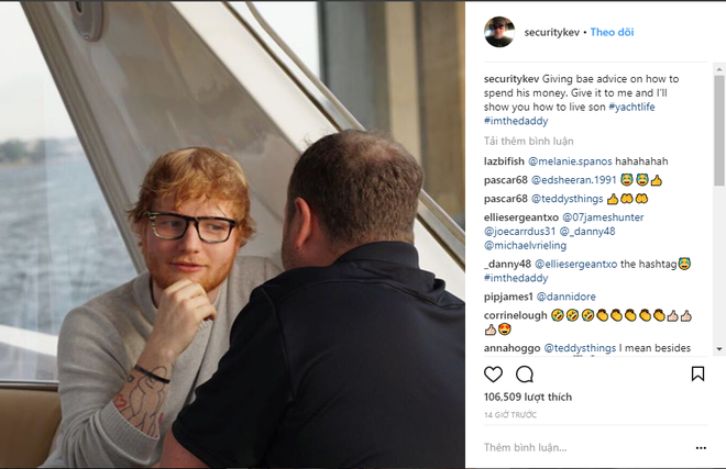 Chuyện l&agrave;m bảo vệ của người nổi tiếng: Hiếm ai như Ed Sheeran, thu&ecirc; ngay phải bảo vệ nghiện đem cả hai ra b&ocirc;ng đ&ugrave;a - Ảnh 1.