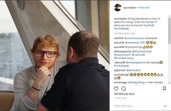 Chuyện làm bảo vệ của người nổi tiếng: Hiếm ai như Ed Sheeran, thuê ngay phải bảo vệ nghiện đem cả hai ra bông đùa - Ảnh 1.