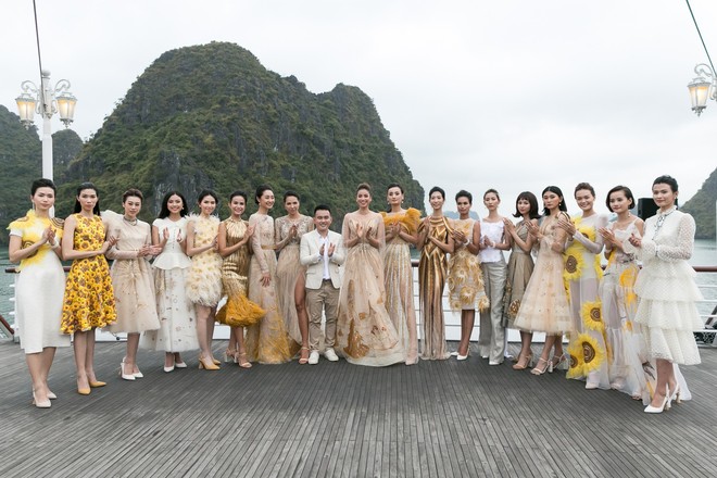 Nh&atilde; Phương, Đ&ocirc;ng Nhi, Phạm Hương c&ugrave;ng d&agrave;n sao khoe sắc tại show diễn giữa Vịnh Hạ Long của NTK L&ecirc; Thanh H&ograve;a - Ảnh 16.