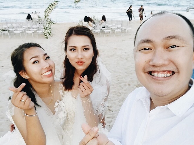 Đám cưới đồng tính của hai cô gái từng là tình địch giữa bãi biển Bình Thuận thơ mộng - Ảnh 9.