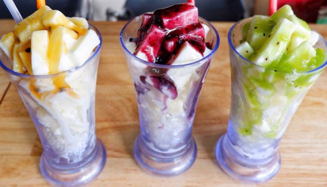 Sữa chua dẻo xắt miếng: m&oacute;n ăn m&aacute;t lạnh đập tan c&aacute;i n&oacute;ng m&ugrave;a h&egrave; ở S&agrave;i G&ograve;n - Ảnh 6.