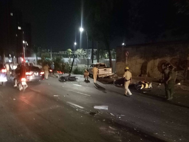 Vụ xe bán tải tông hàng loạt xe máy khiến 7 người thương vong ở Sài Gòn: Tài xế vi phạm nồng độ cồn - Ảnh 1.
