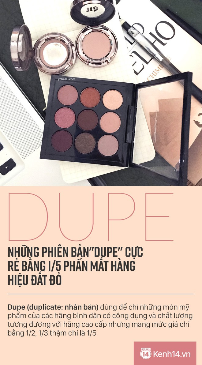 Những phi&ecirc;n bản dupe cực đỉnh m&agrave; gi&aacute; chỉ bằng 1/5 phấn mắt h&agrave;ng hiệu đắt đỏ - Ảnh 1.