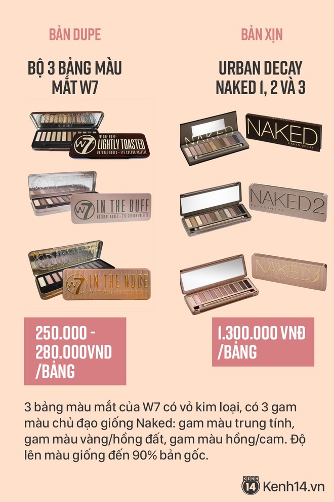 Những phi&ecirc;n bản dupe cực đỉnh m&agrave; gi&aacute; chỉ bằng 1/5 phấn mắt h&agrave;ng hiệu đắt đỏ - Ảnh 5.