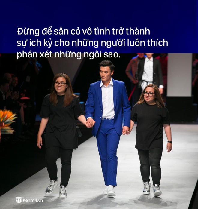 Bùi Tiến Dũng trình diễn catwalk là bước tiến về hình ảnh của chàng thủ môn trẻ! - Ảnh 4.