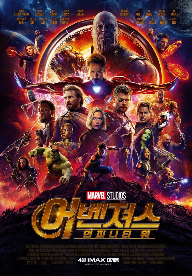 Chỉ sau ng&agrave;y khởi chiếu, Avengers: Infinity War viết lại lịch sử ph&ograve;ng v&eacute; H&agrave;n - Ảnh 1.