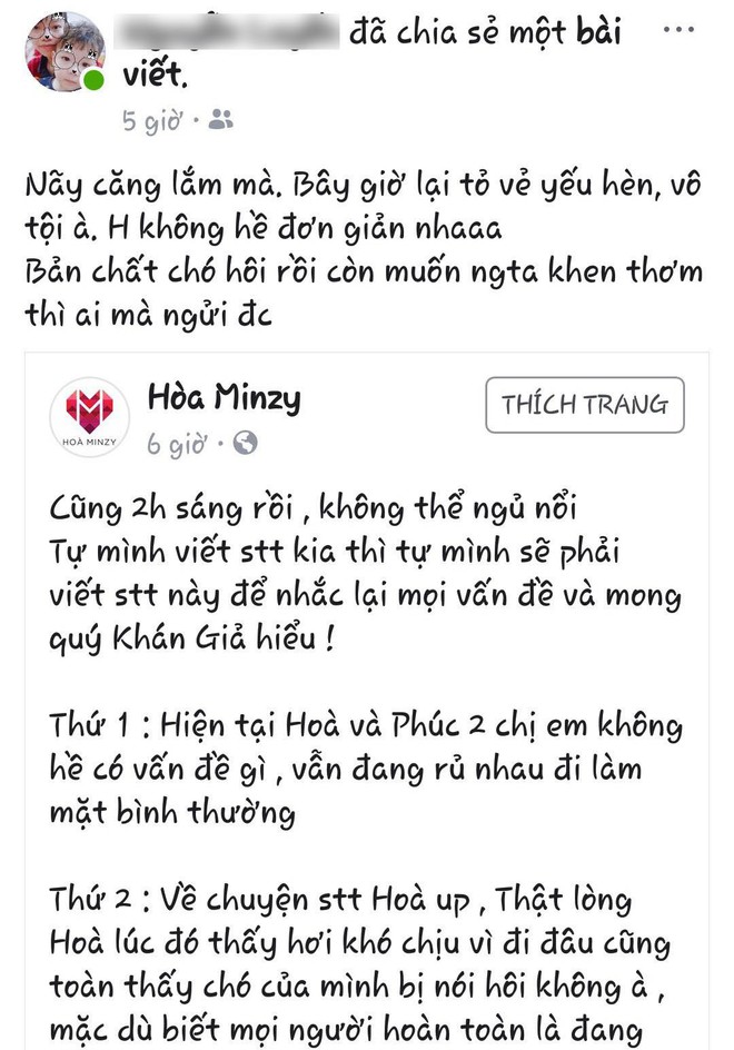 Chị em dâm bụt đã làm hòa nhưng trưởng FC của Đức Phúc vẫn liên tục công kích Hòa Minzy? - Ảnh 2.