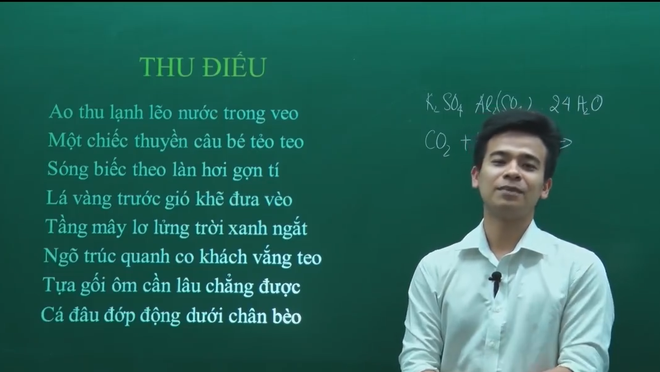 Chuyện gì sẽ xảy ra khi tác phẩm Thu điếu được phân tích dưới góc nhìn Hóa học? - Ảnh 3.