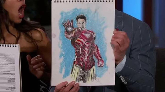 Các ngôi sao của Avengers: Infinity War đóng phim đánh nhau rất giỏi, nhưng kĩ năng vẽ vời thì chưa chắc - Ảnh 1.