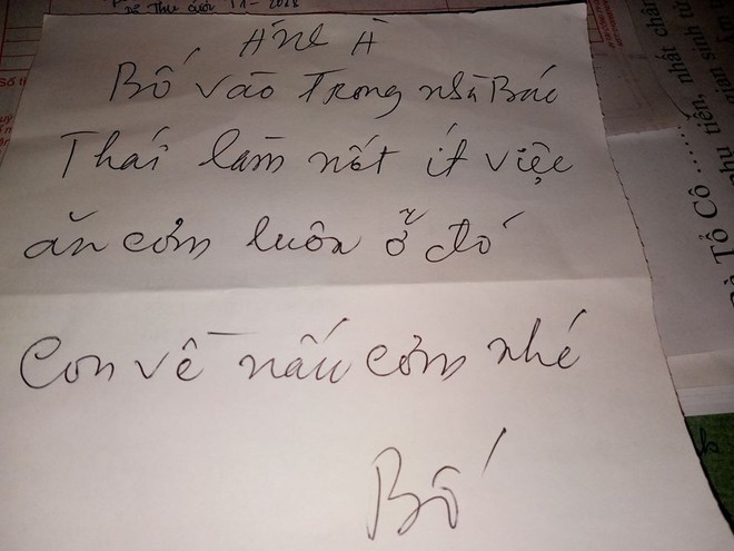 Điện thoại có xịn xò bao nhiêu chăng nữa thì bố mẹ vẫn cứ thích viết giấy dặn dò con cái thế này đây! - Ảnh 2.