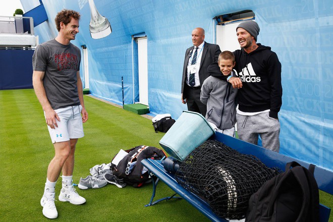 Con trai Beckham đấu tennis với tay vợt nữ số 2 thế giới - Ảnh 4.