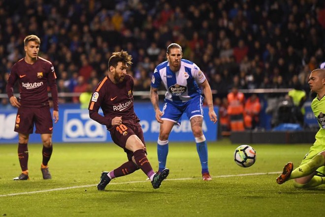 Messi lập hat-trick lịch sử, Barca lên ngôi vô địch La Liga - Ảnh 12.