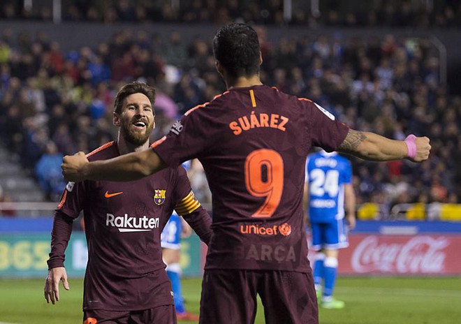 Messi lập hat-trick lịch sử, Barca lên ngôi vô địch La Liga - Ảnh 8.
