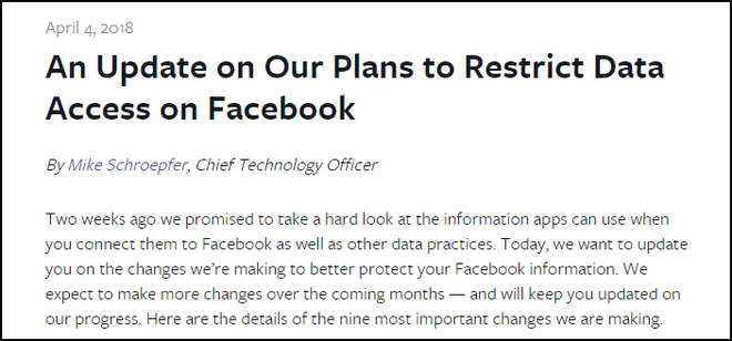 Giám đốc Facebook: Hầu như ai dùng ứng dụng Facebook cũng bị ăn cắp dữ liệu bởi các tác nhân độc hại. - Ảnh 1.