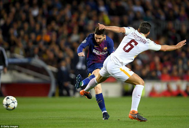 Messi im tiếng, Barca vẫn thắng dễ Roma để đặt một ch&acirc;n v&agrave;o b&aacute;n kết Champions League - Ảnh 4.
