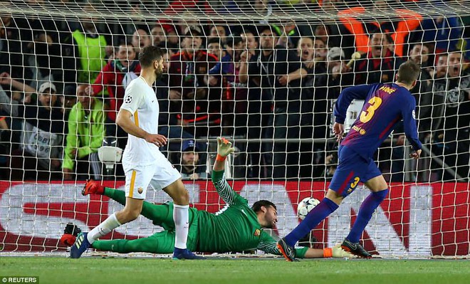 Messi im tiếng, Barca vẫn thắng dễ Roma để đặt một ch&acirc;n v&agrave;o b&aacute;n kết Champions League - Ảnh 9.