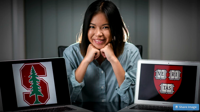 Cô bạn 18 tuổi xinh xắn nhận học bổng du học toàn phần của đại học Harvard và Stanford - Ảnh 2.