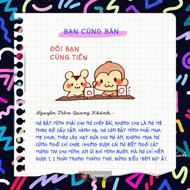 Chúng ta ai cũng có một đứa bạn cùng bàn hiền cứ như sư tử Hà Đông - Ảnh 13.