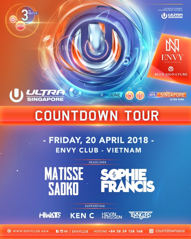 Công bố dàn line up siêu khủng tại sự kiện Ultra Countdown Tour lần đầu tiên tại Việt Nam - Ảnh 1.