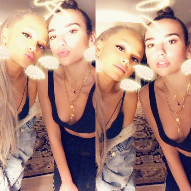 Ariana Grande và Dua Lipa khiến fan phấn khích lót dép vì nghi vấn song ca - Ảnh 1.