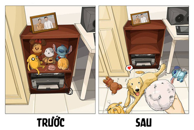 Bộ tranh: Ai bảo nu&ocirc;i ch&oacute; l&agrave; hạnh ph&uacute;c, khổ lắm đ&oacute; c&oacute; biết hay kh&ocirc;ng? - Ảnh 13.