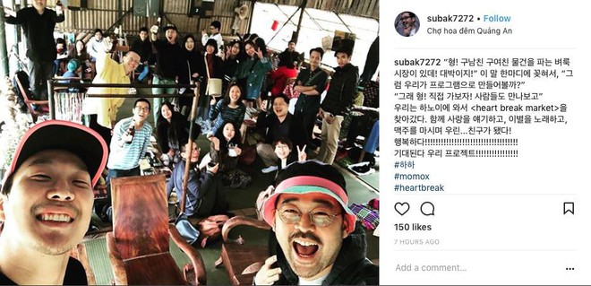HOT: Haha của Running Man c&ugrave;ng hội bạn th&acirc;n nghệ sĩ bất ngờ đến thăm chợ đ&ecirc;m tại H&agrave; Nội - Ảnh 1.