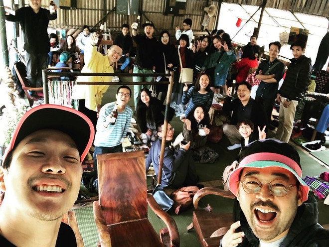 HOT: Haha của Running Man cùng hội bạn thân nghệ sĩ bất ngờ đến thăm chợ đêm tại Hà Nội - Ảnh 2.