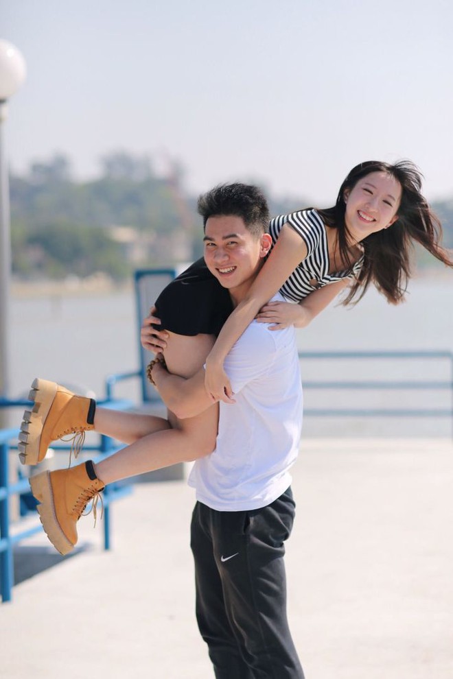 Những cặp đôi nàng nấm lùn - chàng chót vót dễ thương khiến netizen Trung Quốc không hết lời khen ngợi - Ảnh 15.