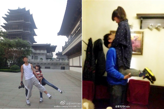 Những cặp đôi nàng nấm lùn - chàng chót vót dễ thương khiến netizen Trung Quốc không hết lời khen ngợi - Ảnh 5.