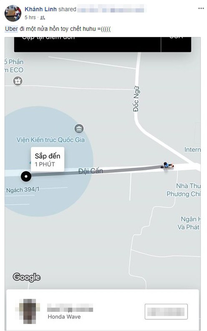 Các tài xế đã chính thức biến mất trên bản đồ ứng dụng Uber tối 8/4 - Ảnh 2.