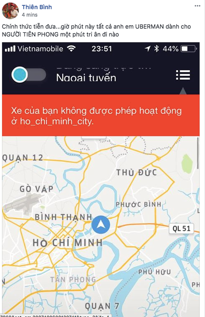 Các tài xế đã chính thức biến mất trên bản đồ ứng dụng Uber tối 8/4 - Ảnh 6.