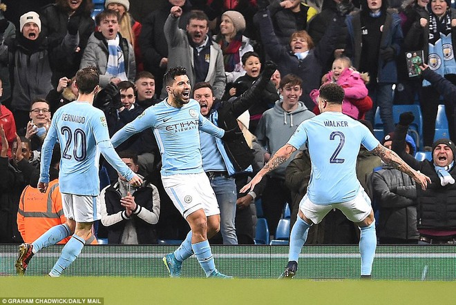 Aguero ghi bàn phút bù giờ, Man City ngược dòng thắng bán kết lượt đi - Ảnh 4.