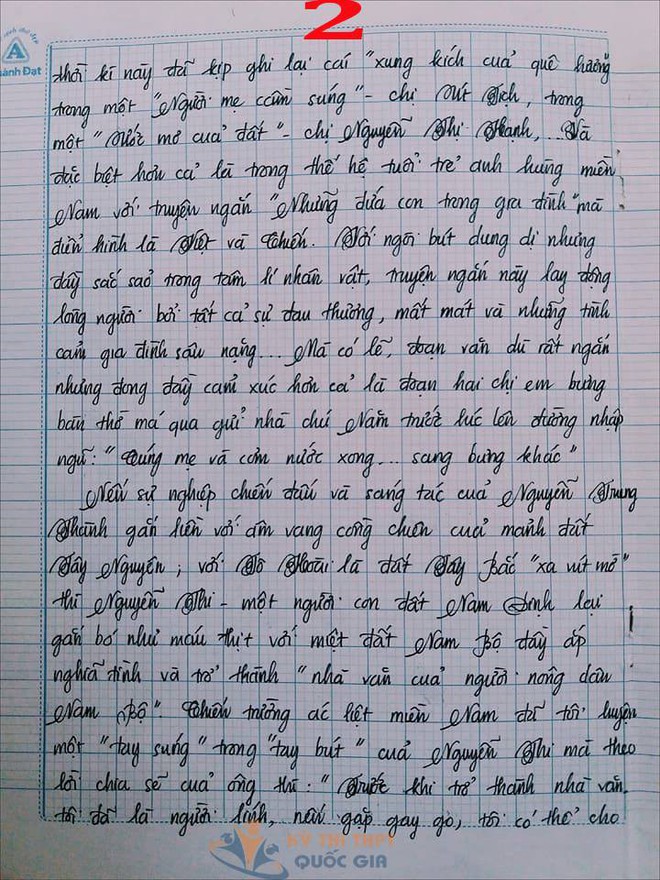 Bài văn 9,5 điểm về tình cảm gia đình khiến cô giáo phải thốt lên: Mọi ngôn từ đều trở nên bất lực! - Ảnh 2.