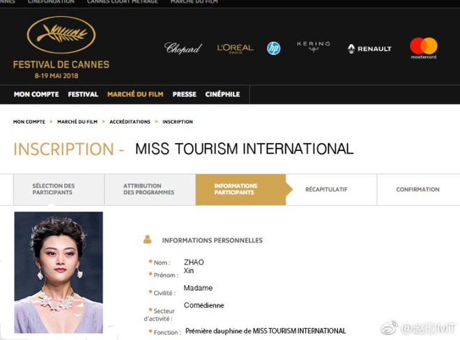 Sự thật bẽ b&agrave;ng về tấm v&eacute; tới Cannes của mỹ nh&acirc;n Trung Quốc chơi trội lộ nhũ hoa tại thảm đỏ - Ảnh 5.
