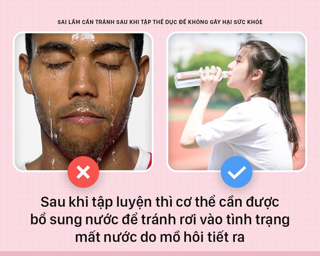 Sau khi tập luyện, đừng làm những điều này để tránh gây hại sức khỏe lẫn nhan sắc - Ảnh 3.